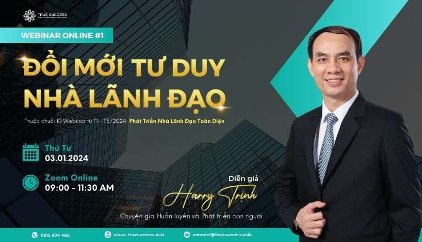 Webinar Đổi mới tư duy nhà lãnh đạo